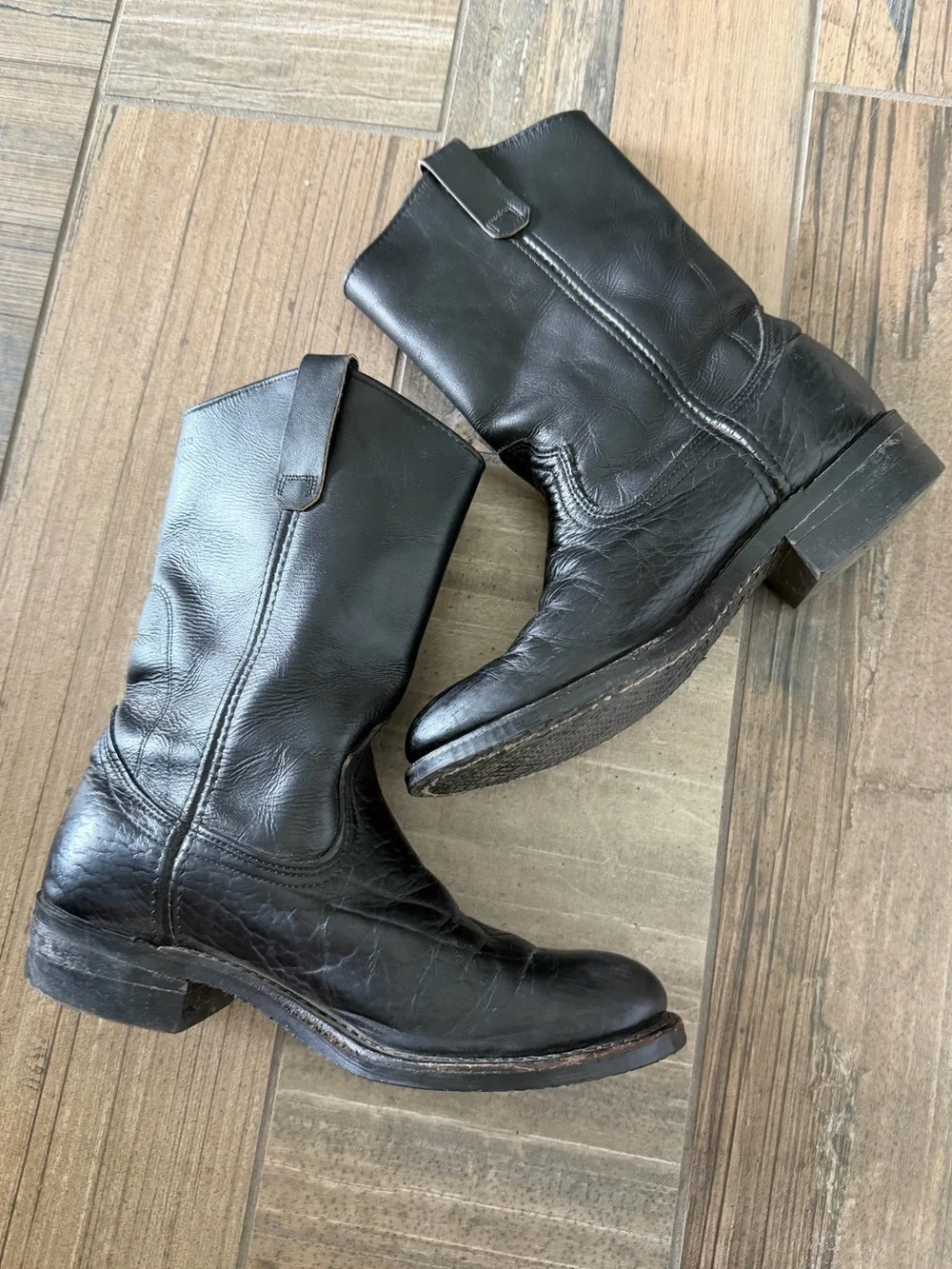 Red Wing 1158 Pecos Men's Bullhide Black Leather Size 8.5D